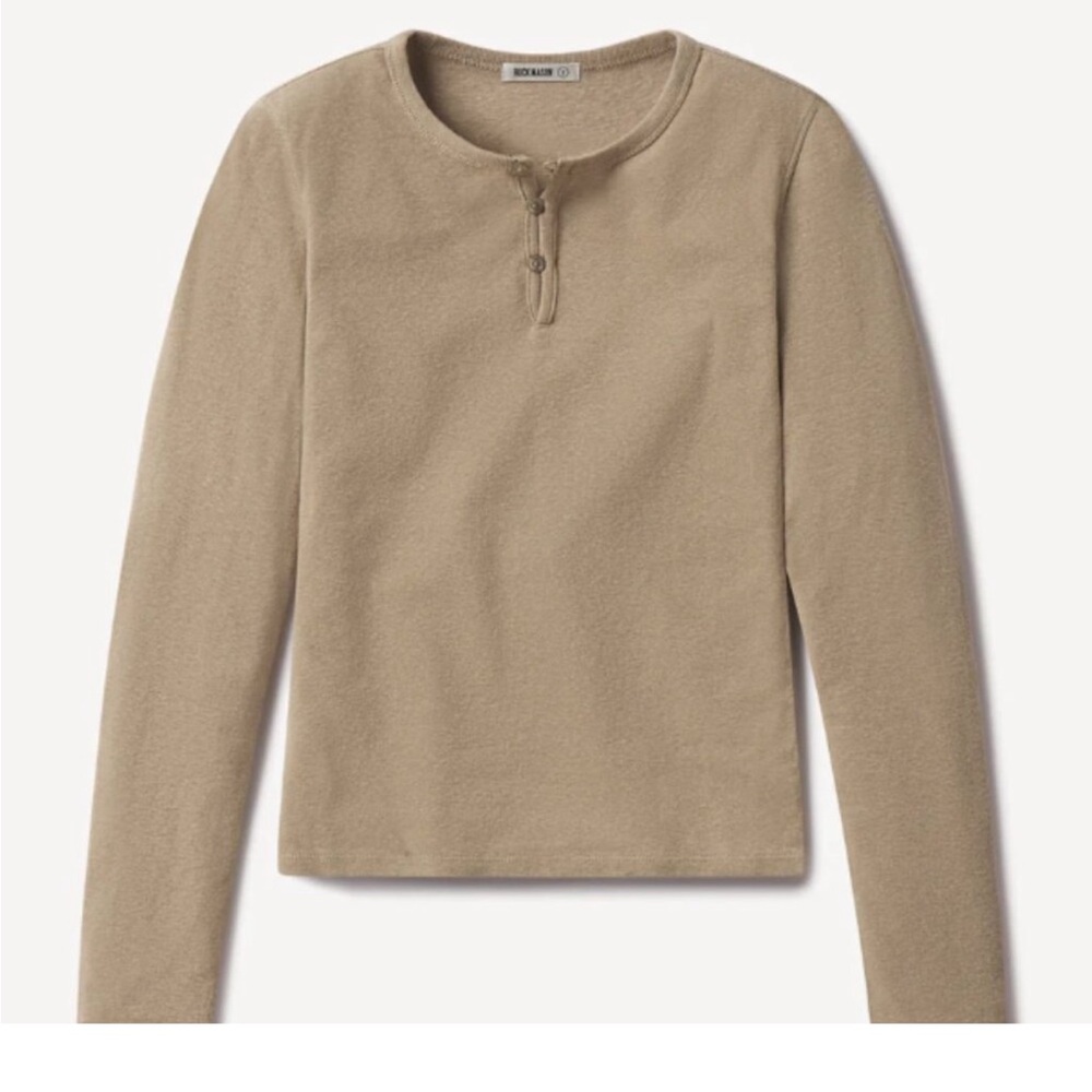 Buck Mason Beige Long Sleeve Top *NWT*